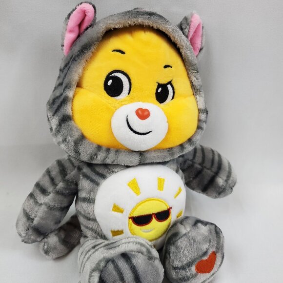 Care Bearts Unlock The Magic Snuggle Friends Plush Funshine Bear Kitty 12.5in - Picture 2 of 9
